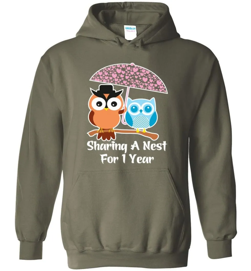 1 Year Wedding Anniversary Gifts Valentine's Day Hoodie