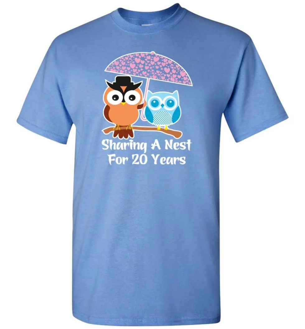 20 Years Wedding Anniversary Gifts Valentine's Day T-shirt