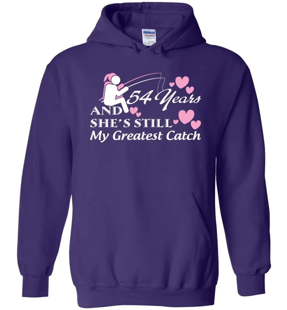 55 Years Anniversary She Still My Greatest Catch Hoodie