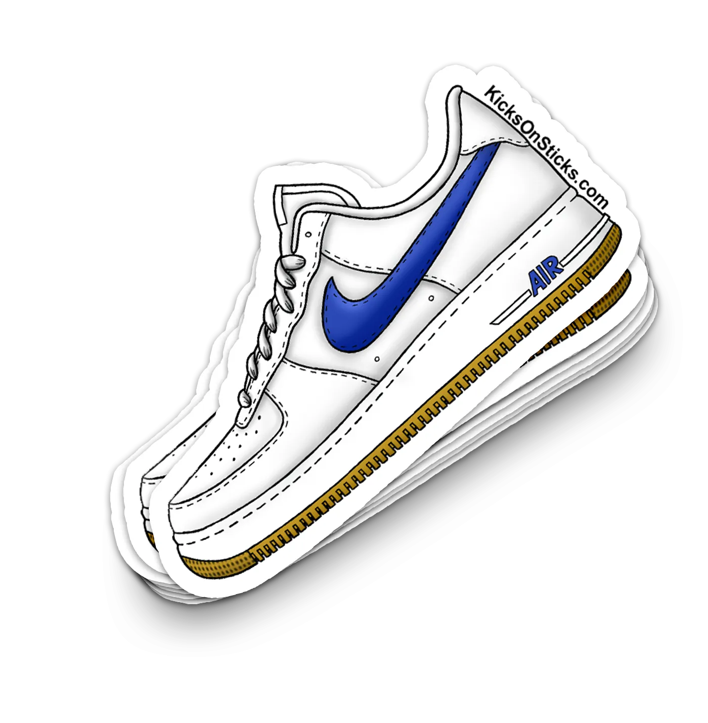 Air Force 1 Low "Royal Blue " Sneaker Sticker