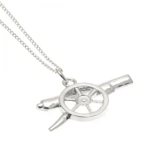 Arsenal FC Sterling Silver Pendant & Chain