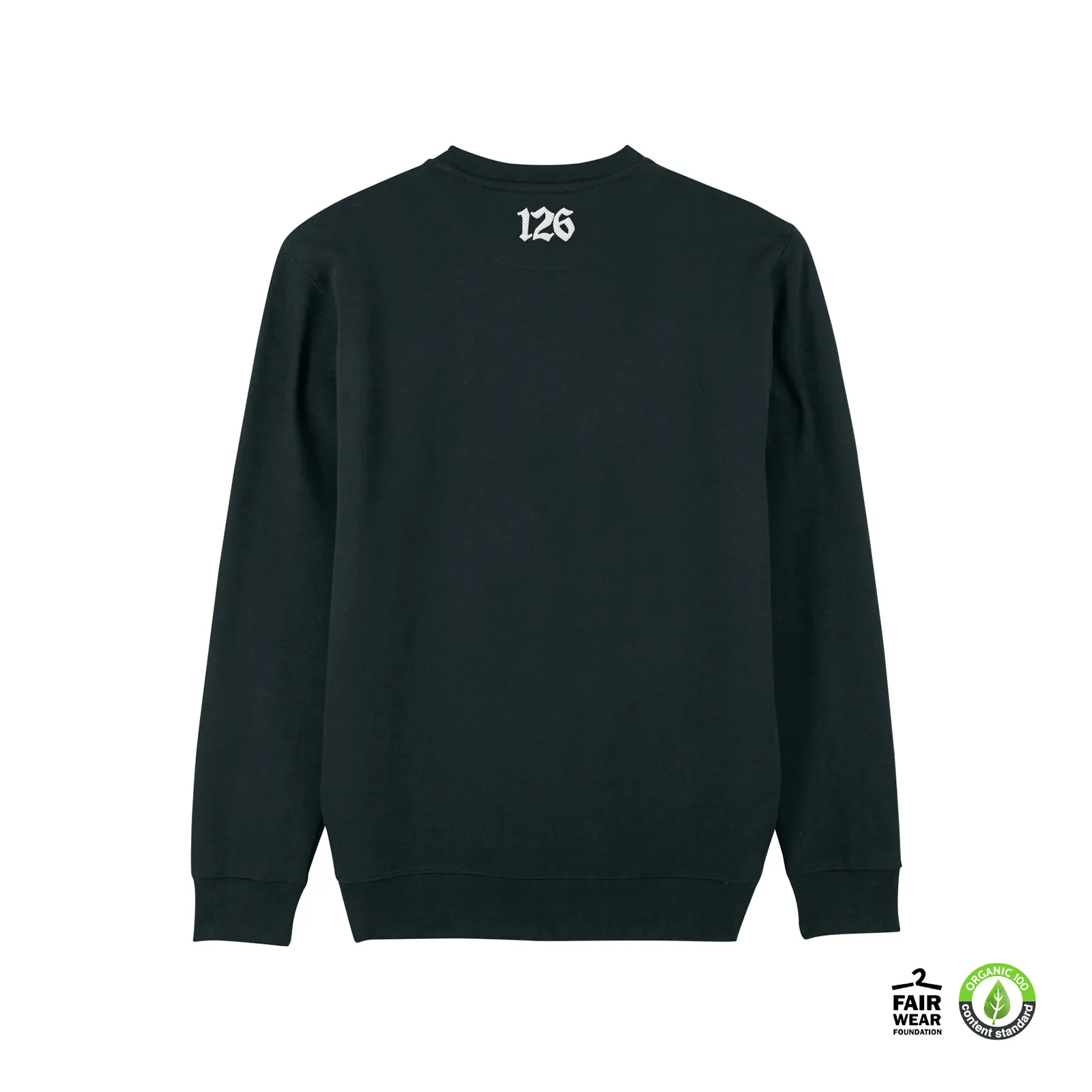 Baseball Logo Crewneck (Black/Fair Wear)