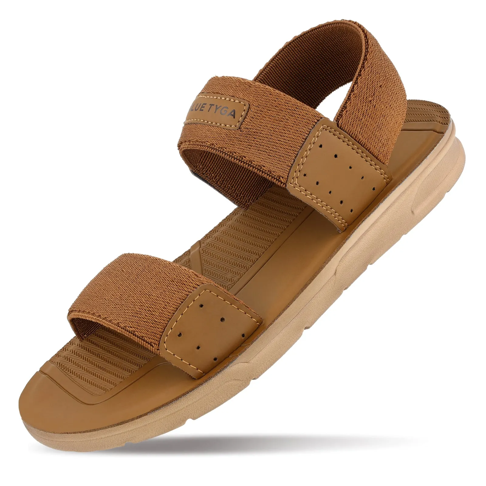 Blue Tyga Sandals For Men  - BT1709 Tan