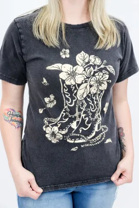 Boho Cowboy Boots Graphic Tee