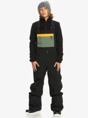 Boys 8-16 Mash Up Technical Snow Bib Pants - True Black