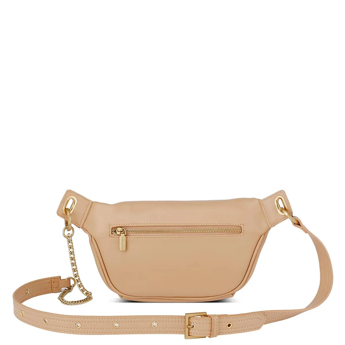 Brooklyn Crossbody Recycled Vegan Belt Bag in Sand