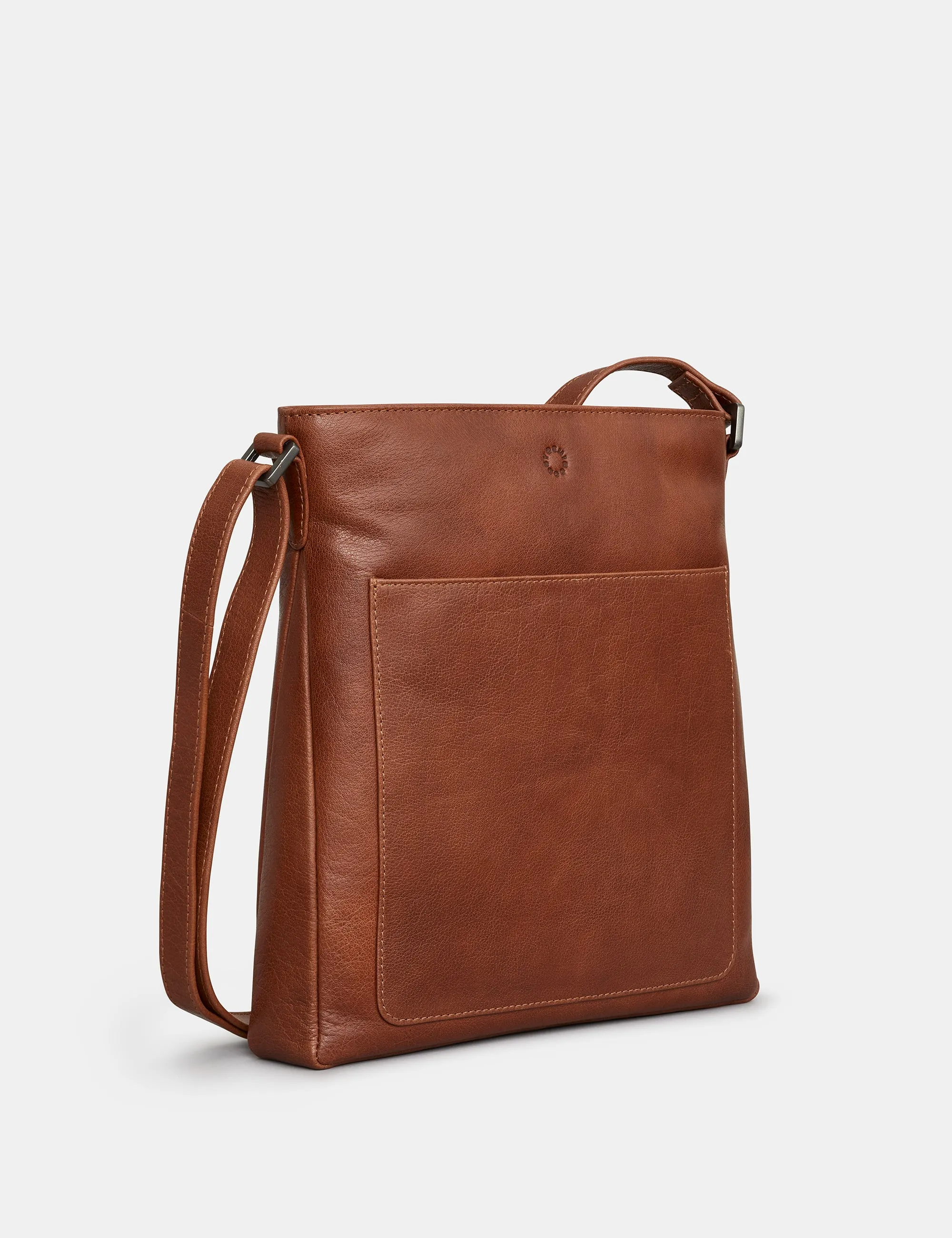 Bryant Brown Leather Cross Body Bag