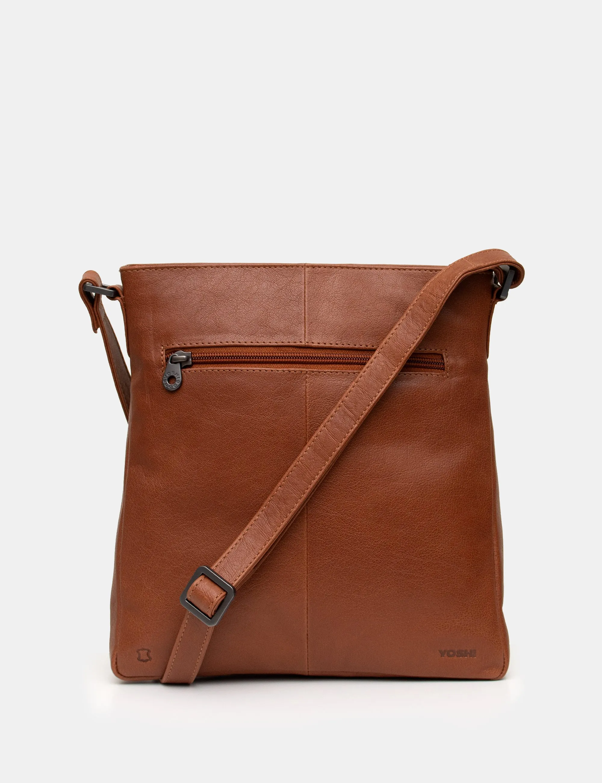 Bryant Brown Leather Cross Body Bag