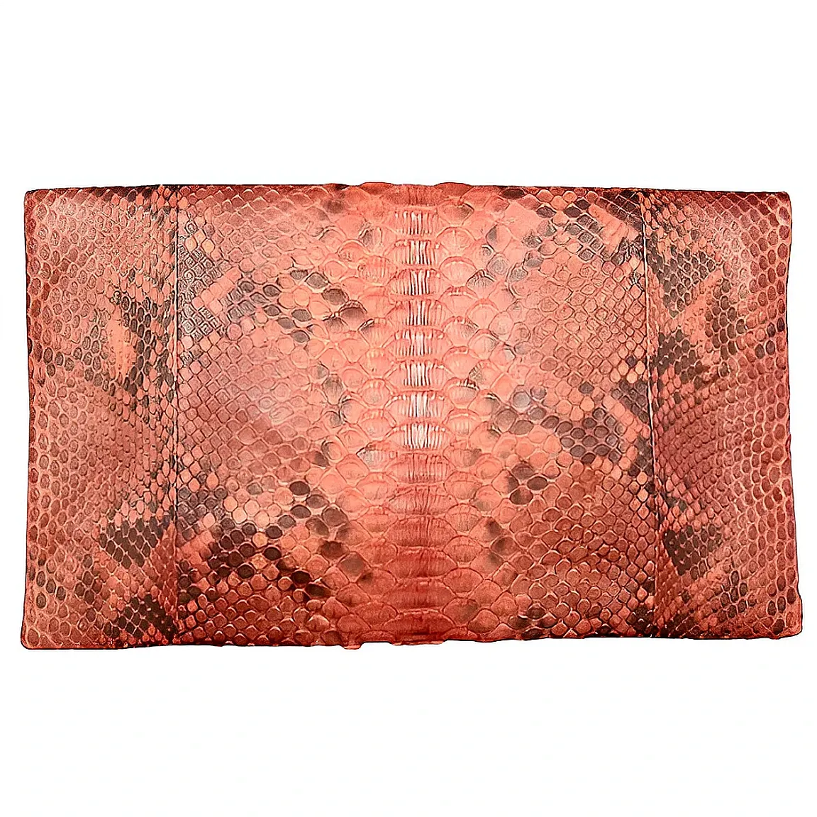 Burnt Orange Tassel Clutch Bag