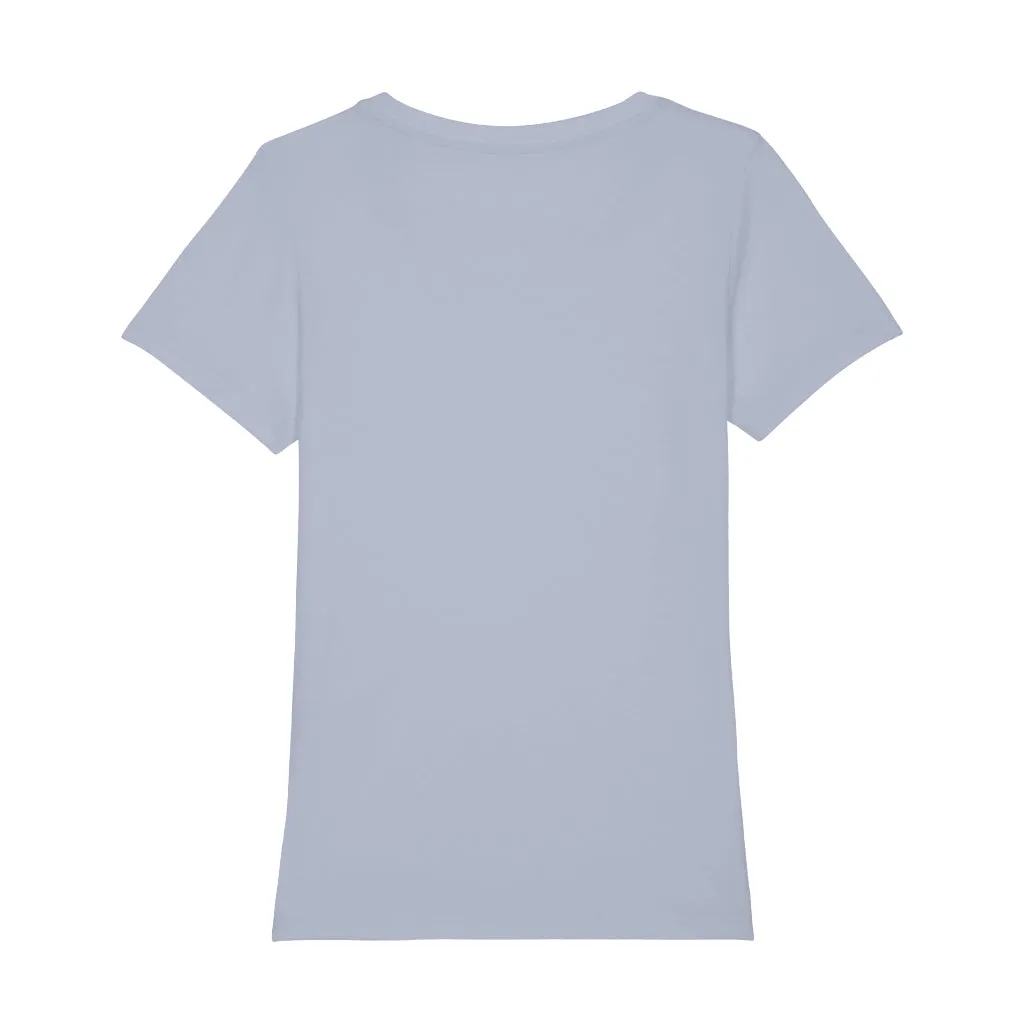 Café del Mar Ibiza White Logo Women's Iconic Fitted T-Shirt