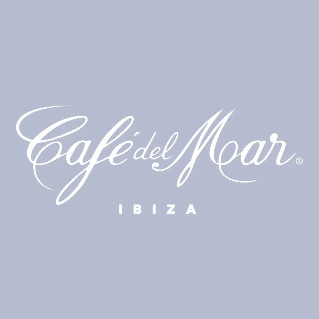 Café del Mar Ibiza White Logo Women's Iconic Fitted T-Shirt