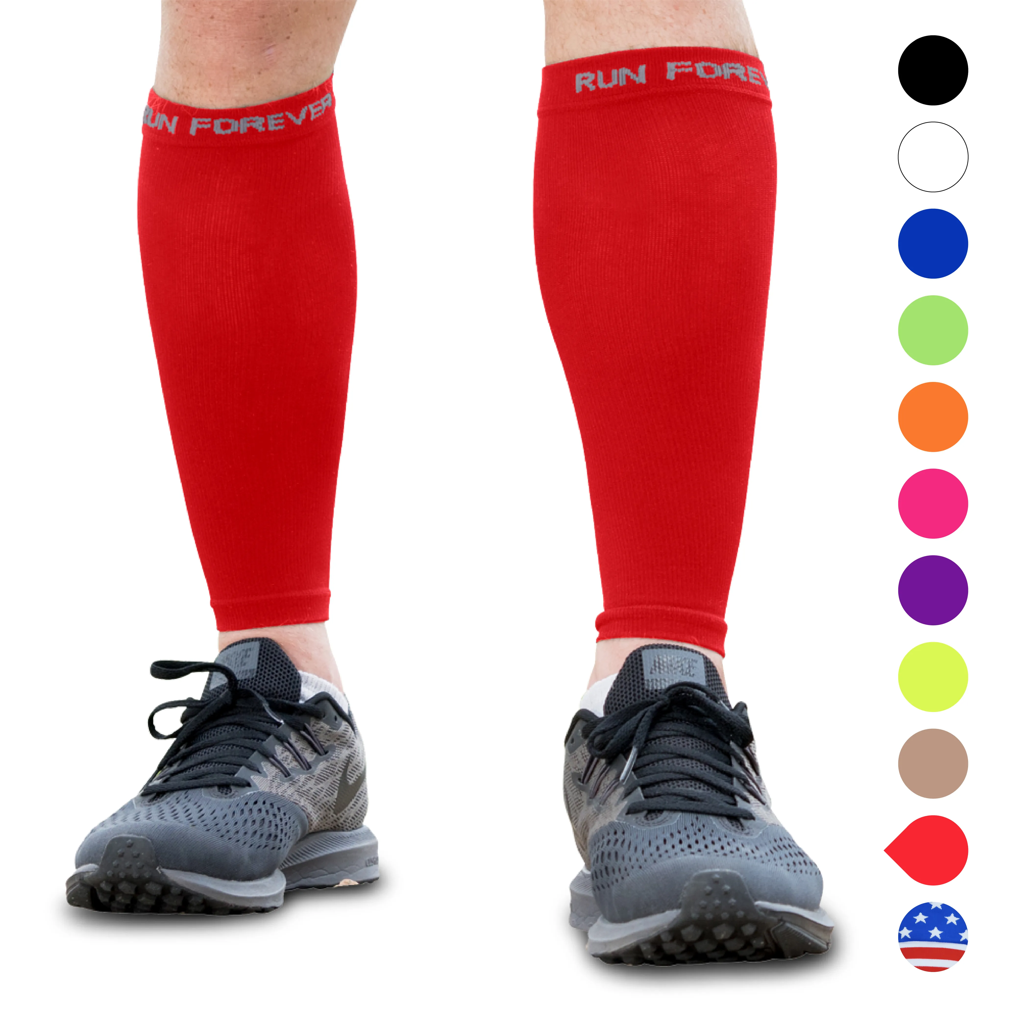 Calf Compression Sleeves (Pair) - 20-30mmHg