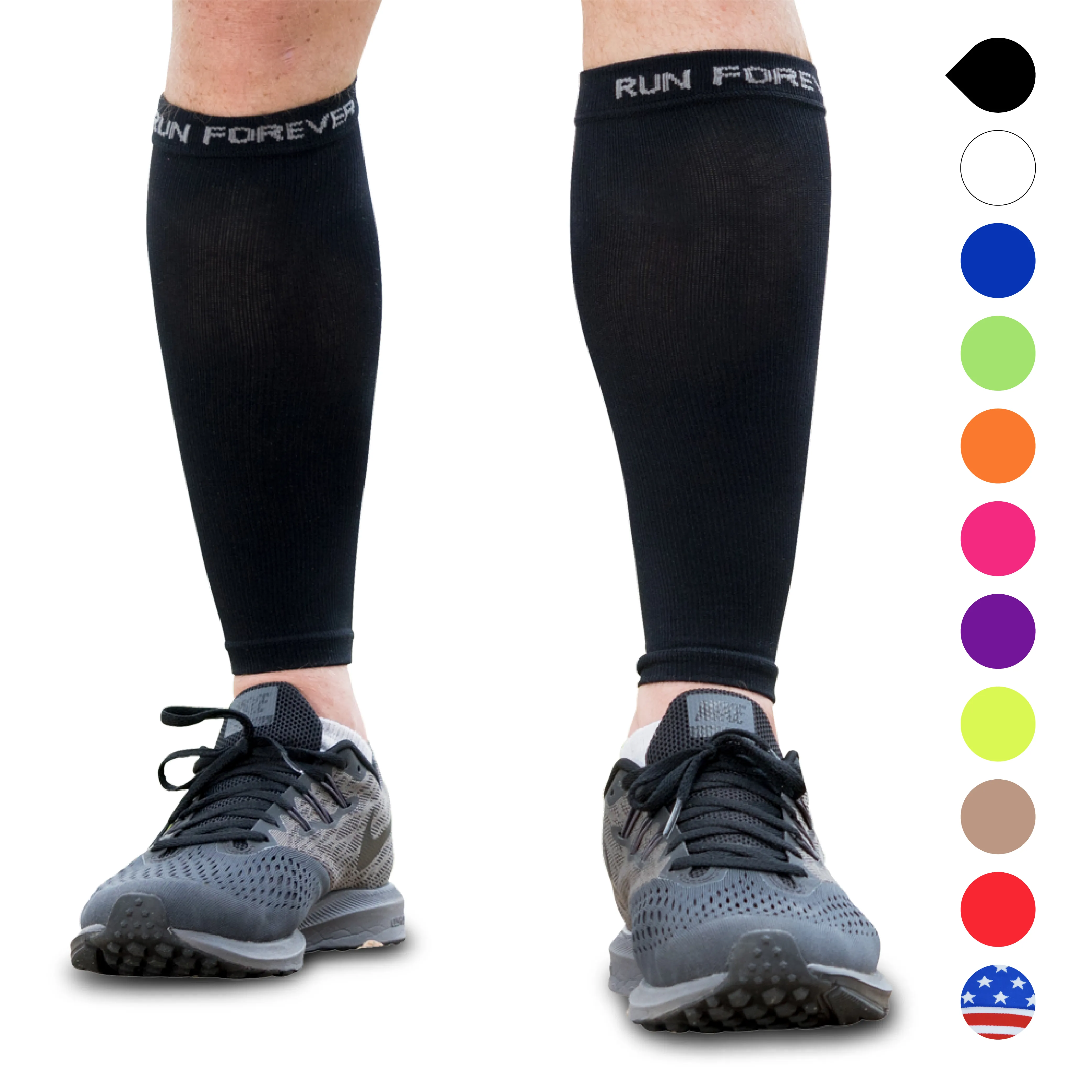 Calf Compression Sleeves (Pair) - 20-30mmHg