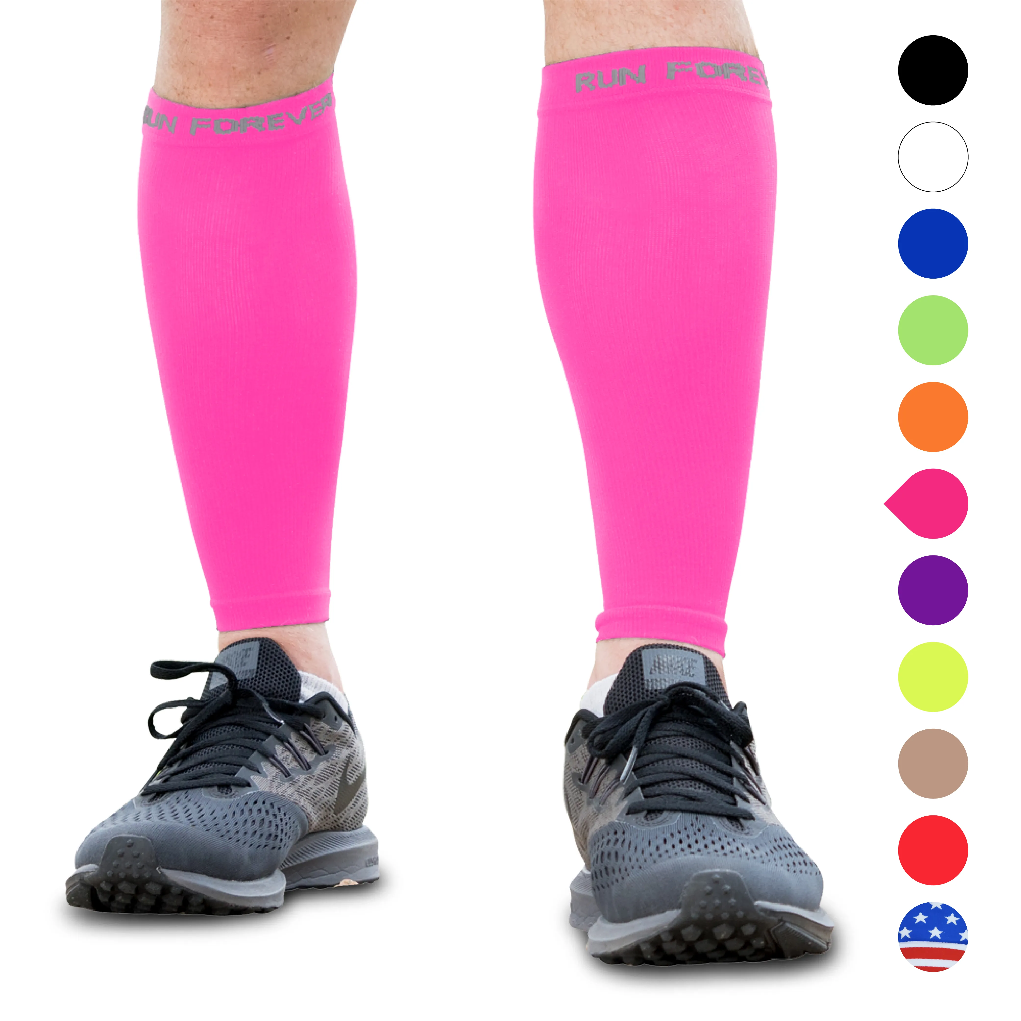 Calf Compression Sleeves (Pair) - 20-30mmHg