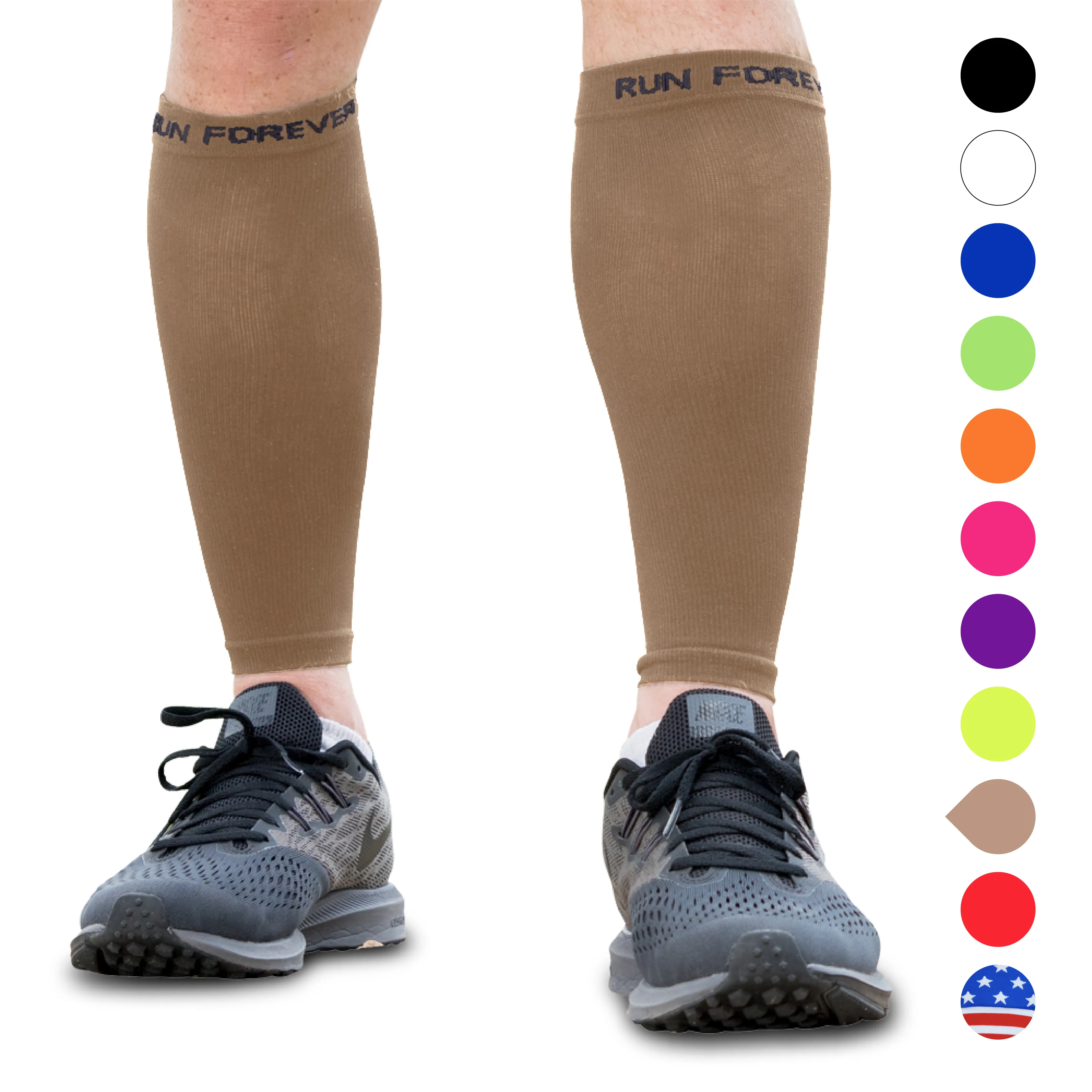 Calf Compression Sleeves (Pair) - 20-30mmHg