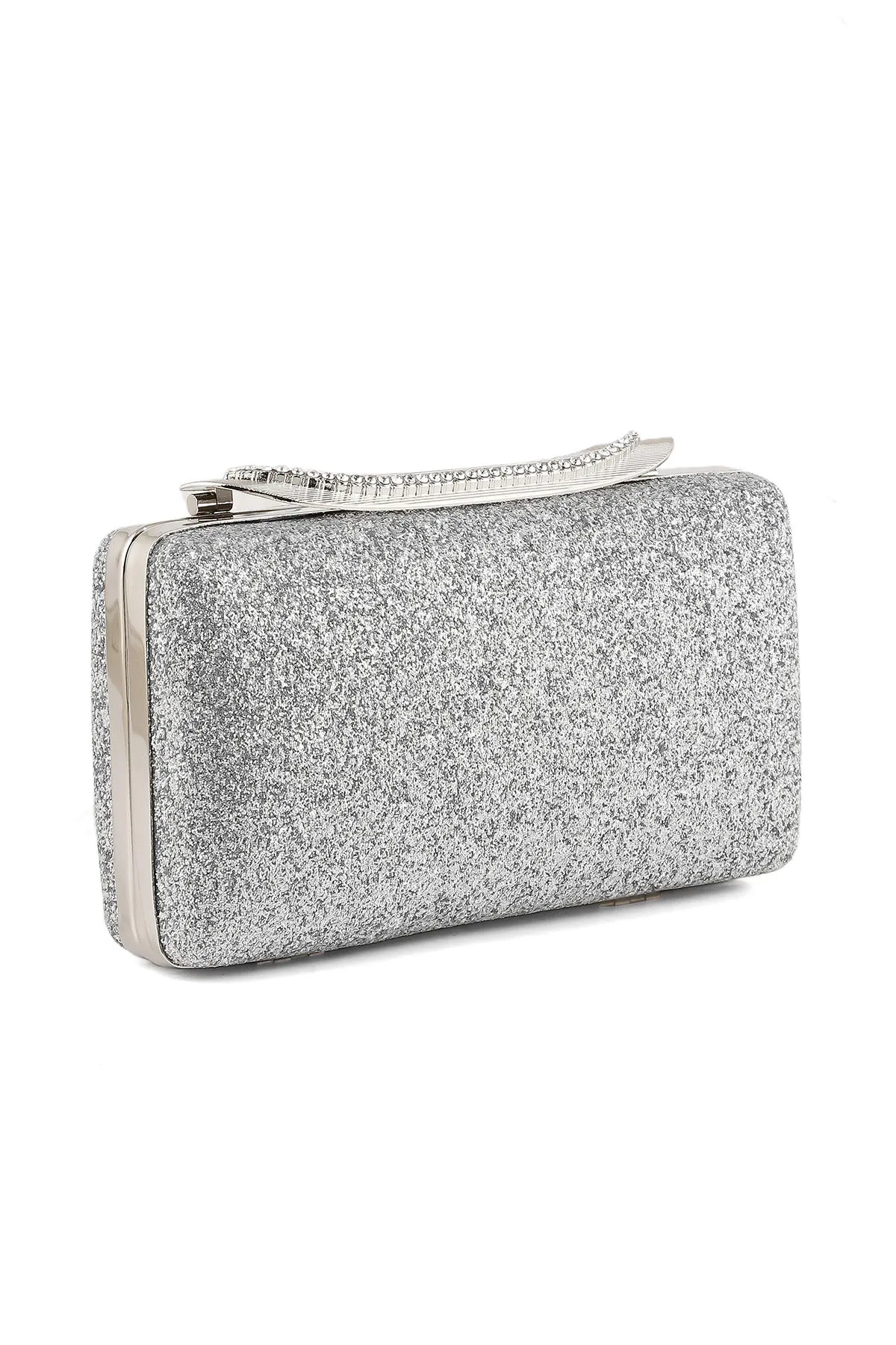 Casual Clutch B21561-Silver