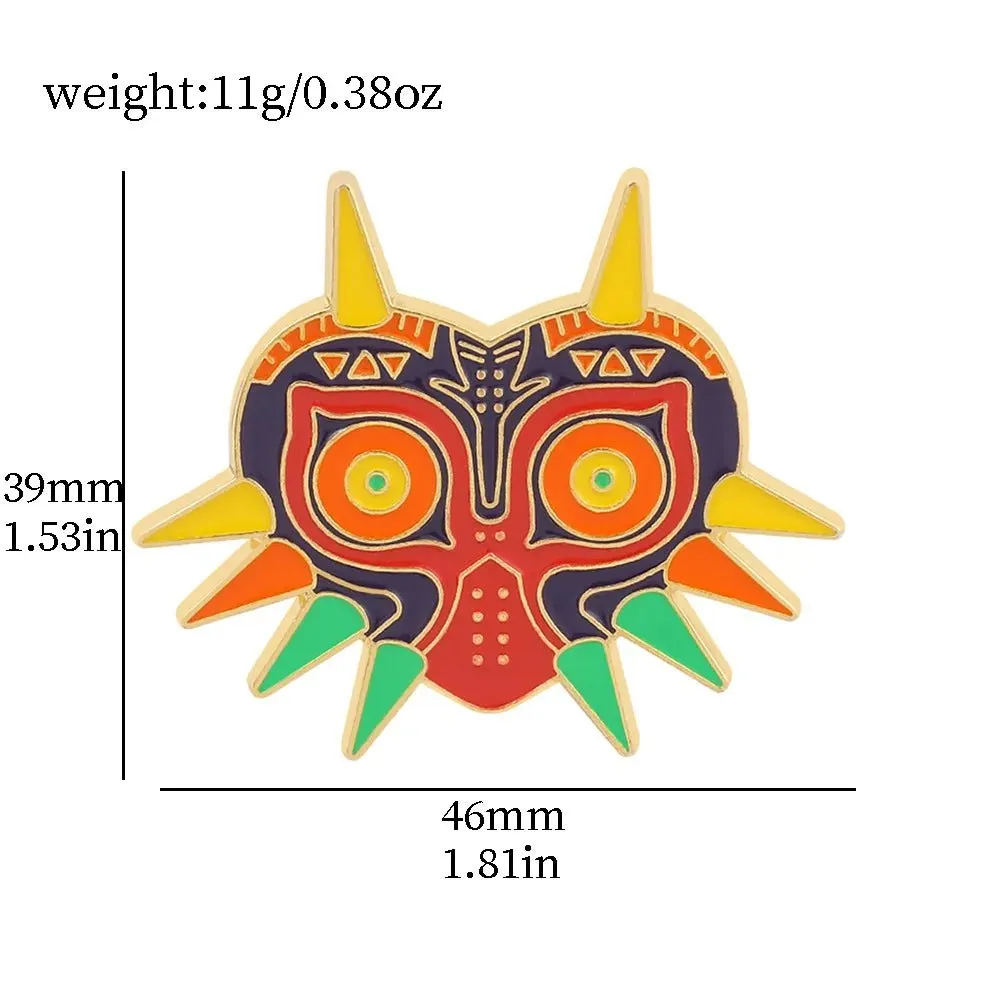 Classic Zelda Enamel Brooch Link Sword Lynel Shield Lapel Badge Pins