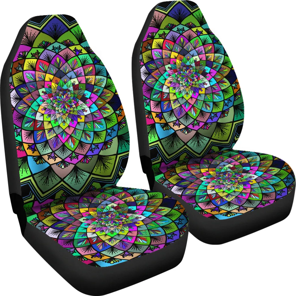 Colorful Mandala Car Seat Covers