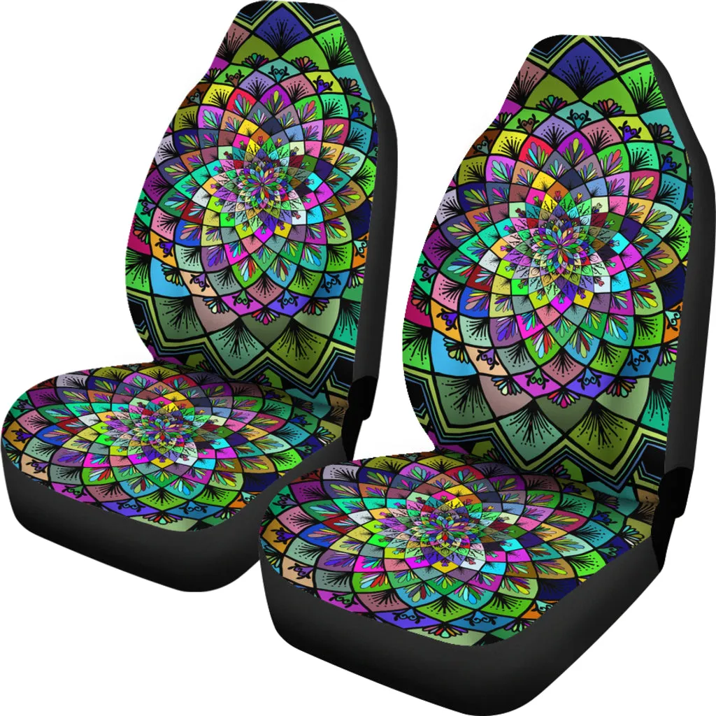 Colorful Mandala Car Seat Covers