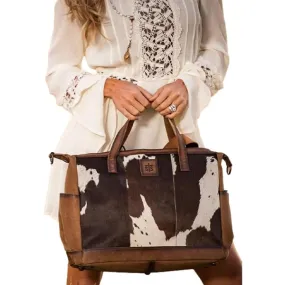 Cowhide Diaper Bag