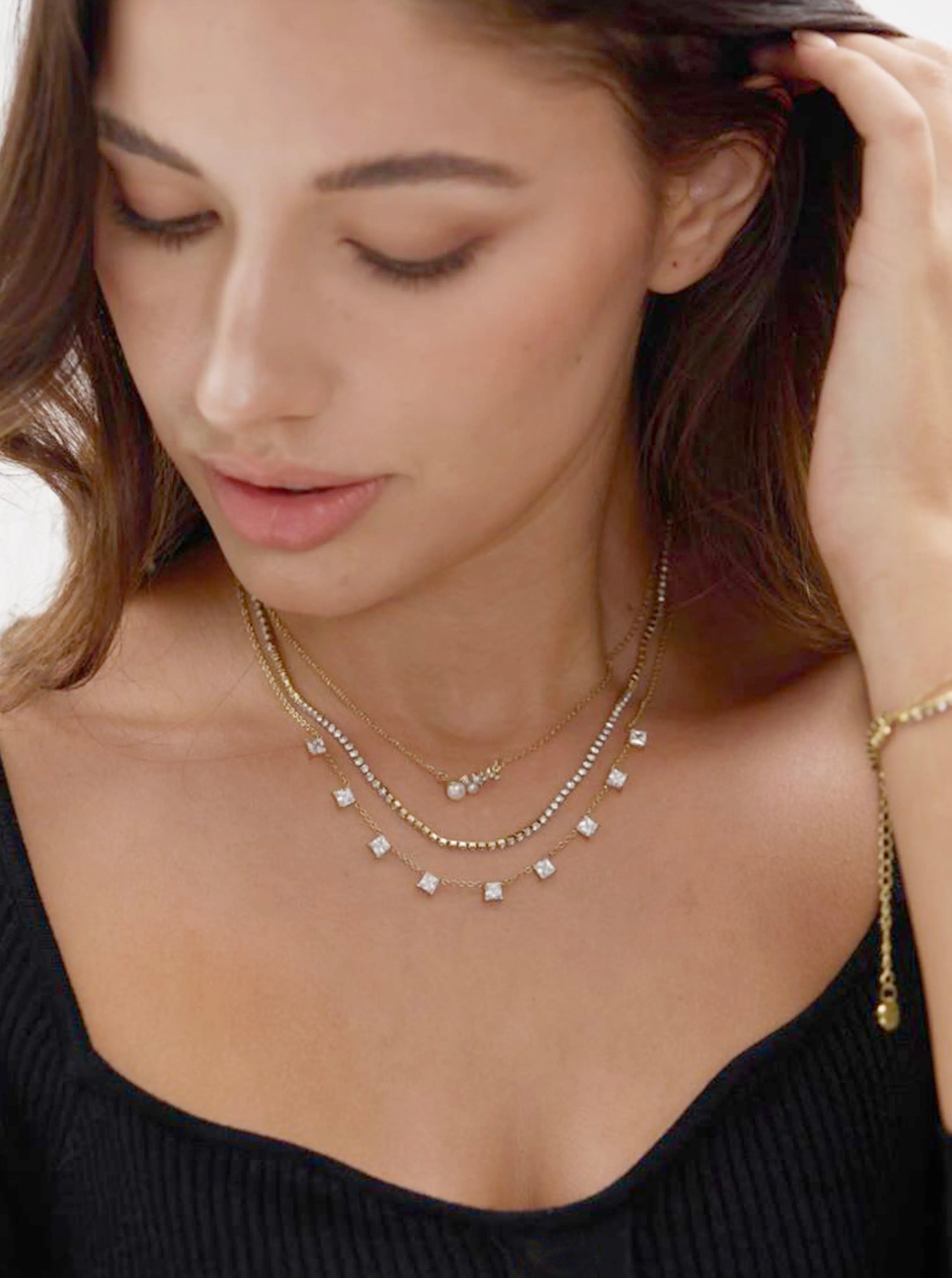 Dainty Scattered Layered Necklace