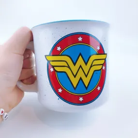 DC Comics Wonder Women Insignia Ceramic Large Size Mug Cup - Official Licensed