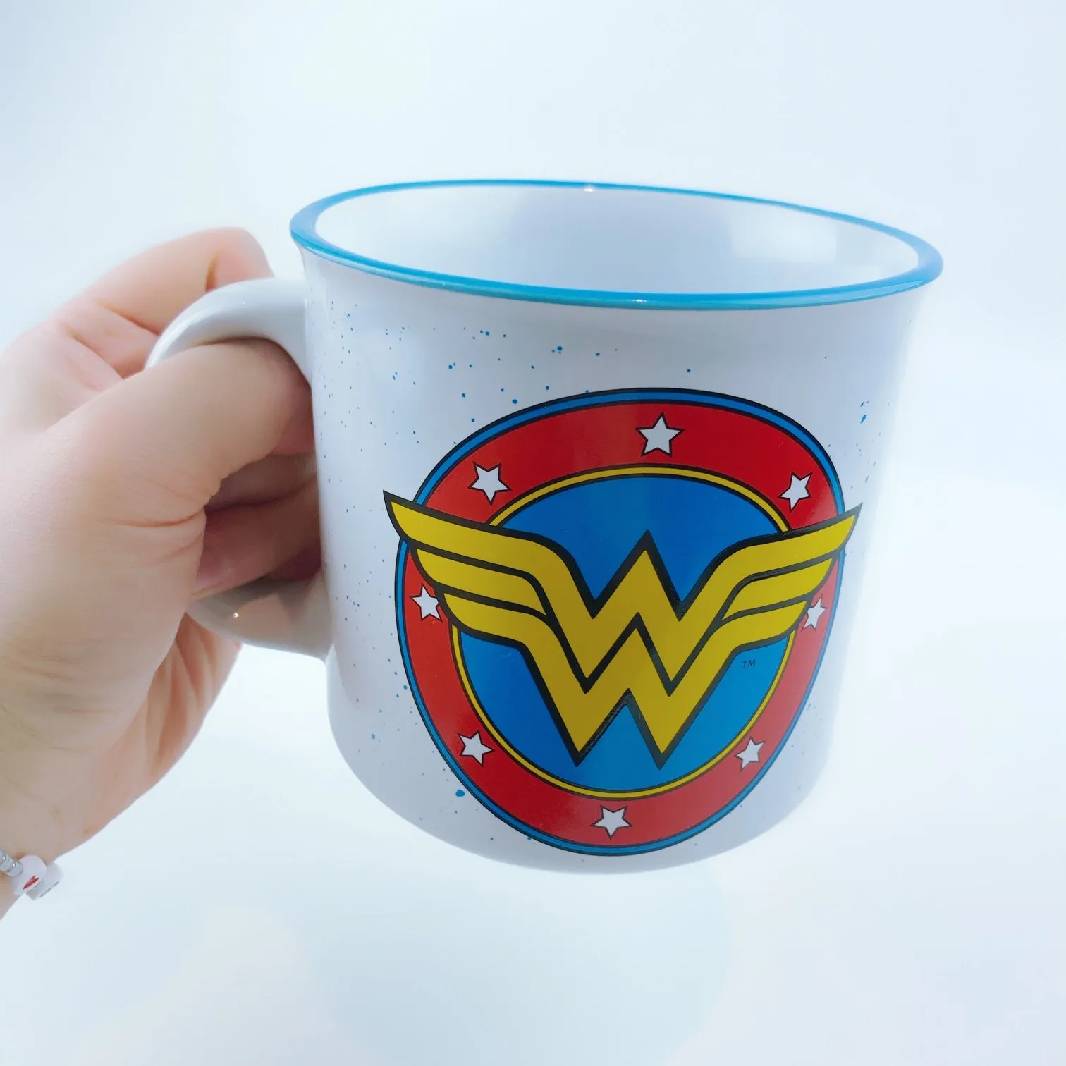 DC Comics Wonder Women Insignia Ceramic Large Size Mug Cup - Official Licensed