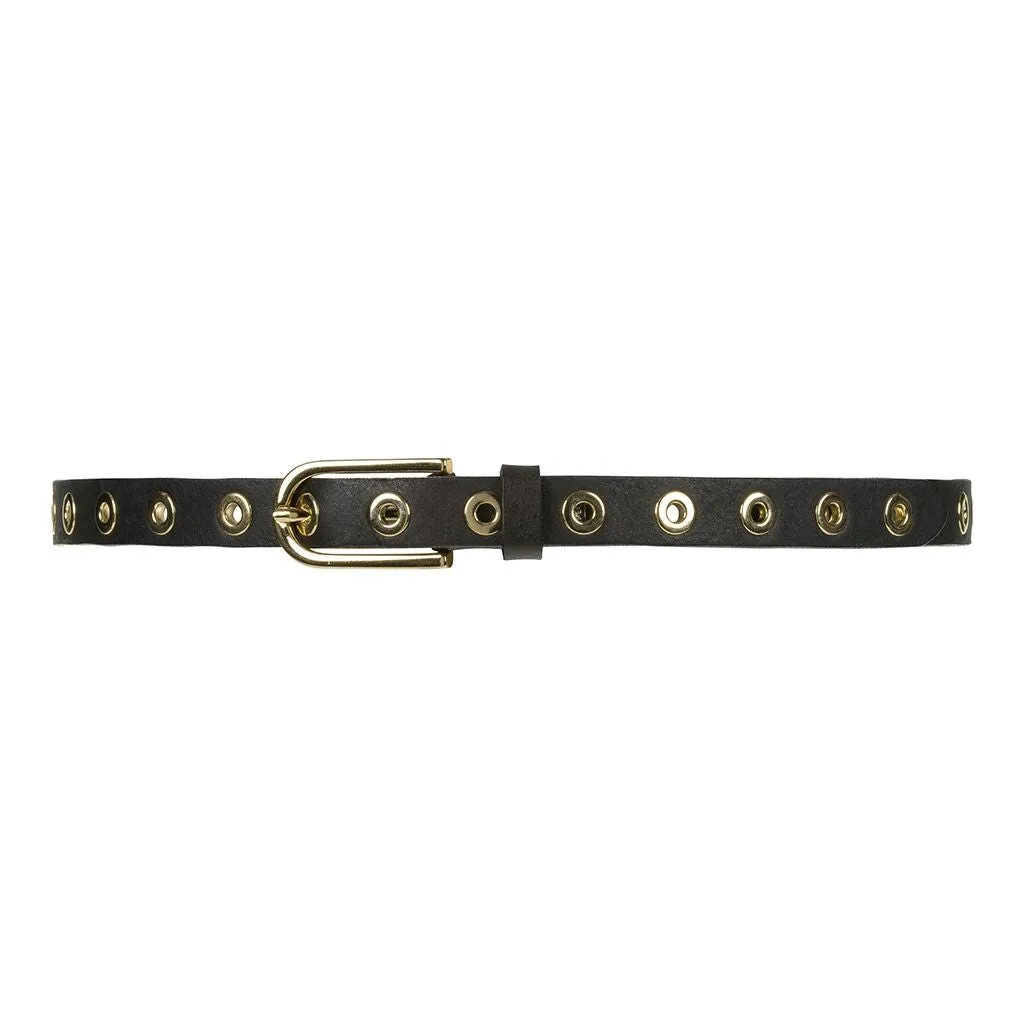 Depeche Narrow Black Belt