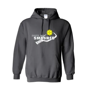 Don't Get Smashed Customizable (Colors Purple White Yellow) | Unisex Hoodie Pickleball Sweatshirt | 50% Cotton 50% Polyester