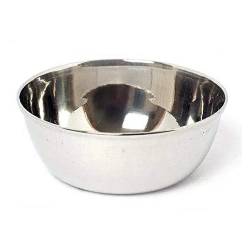 Embassy Dinner Vati 26G / Rice Bowl, Size 5, 350 ml, 11.6 cms (Pack of 6, Stainless Steel)