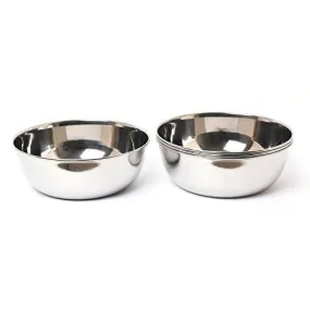 Embassy Vinod Vati / Serving Bowl, Size 12, 1800 ml, 21.6 cms (Pack of 4, Stainless Steel)