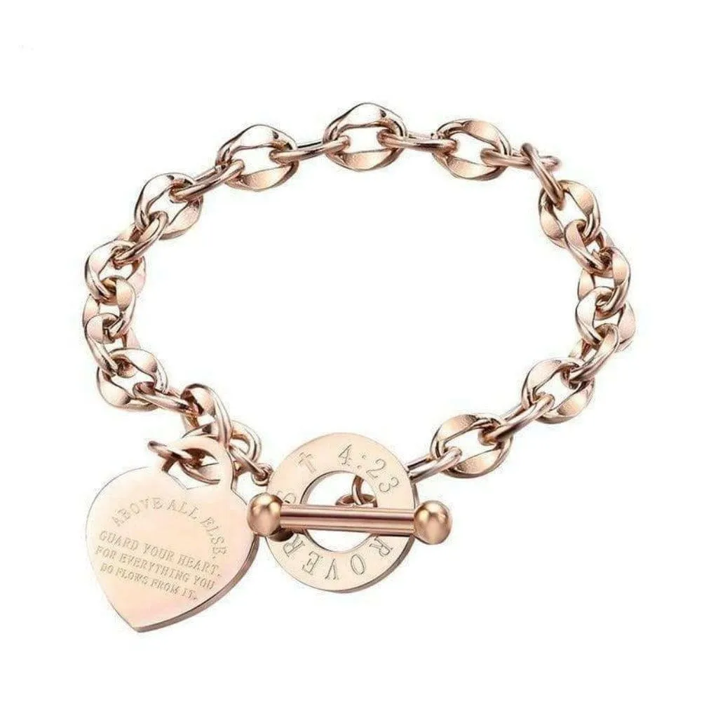 Eternal Love Rose Gold Bracelet