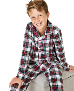 Family Pajamas Kid's Stewart Plaid Pajama Set, Stewart Plaid, 2T-3T