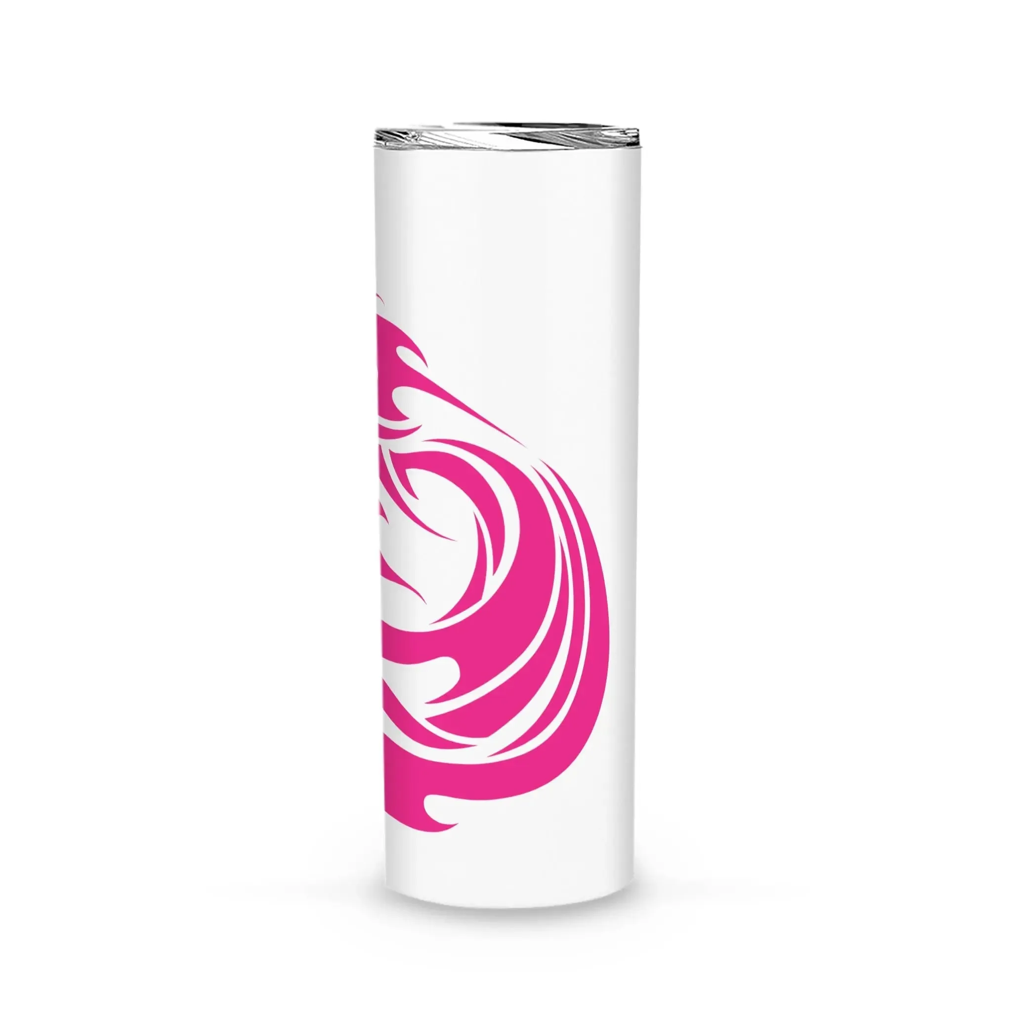 Gamer Girl Pink Fox- Custom Skinny Tumbler