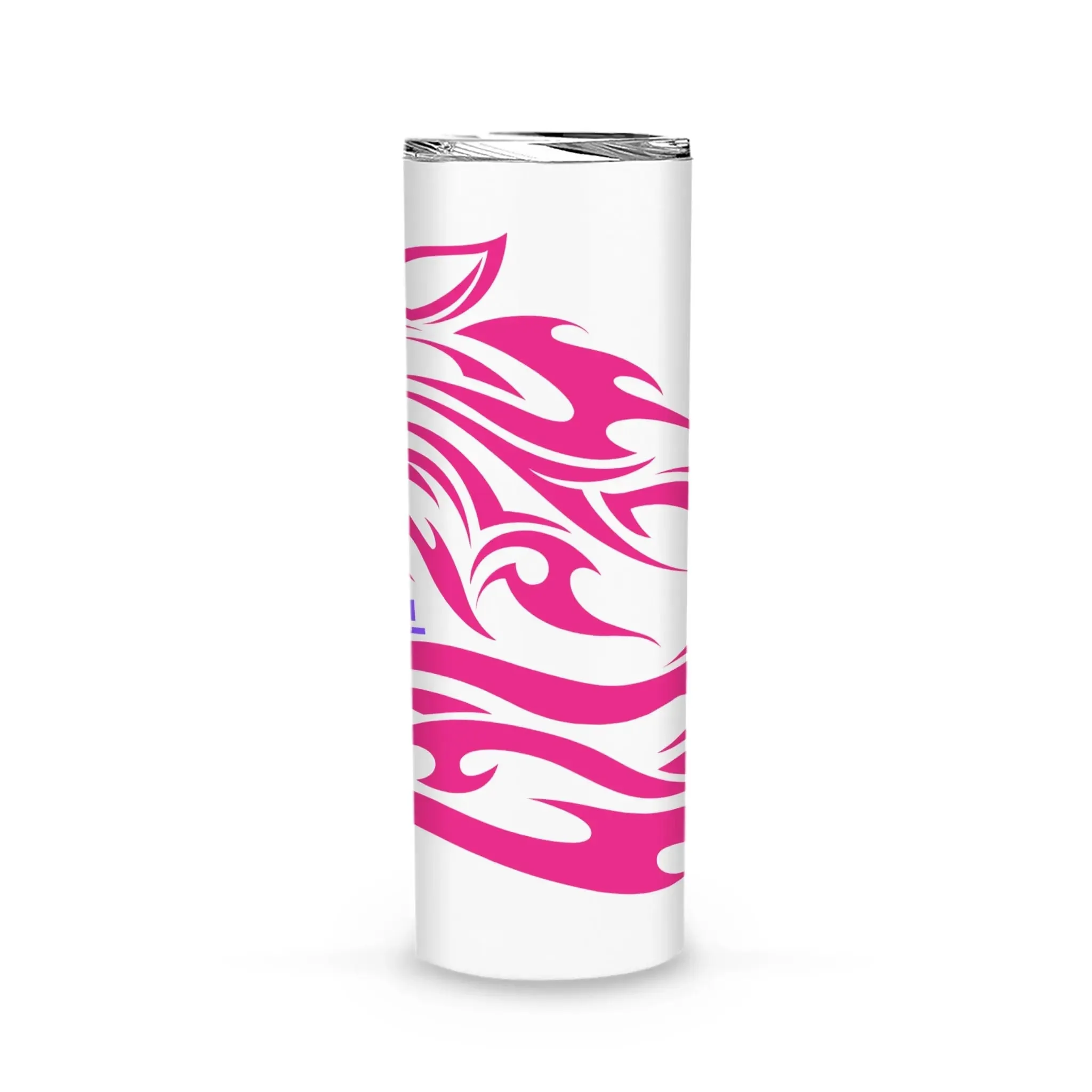 Gamer Girl Pink Fox- Custom Skinny Tumbler