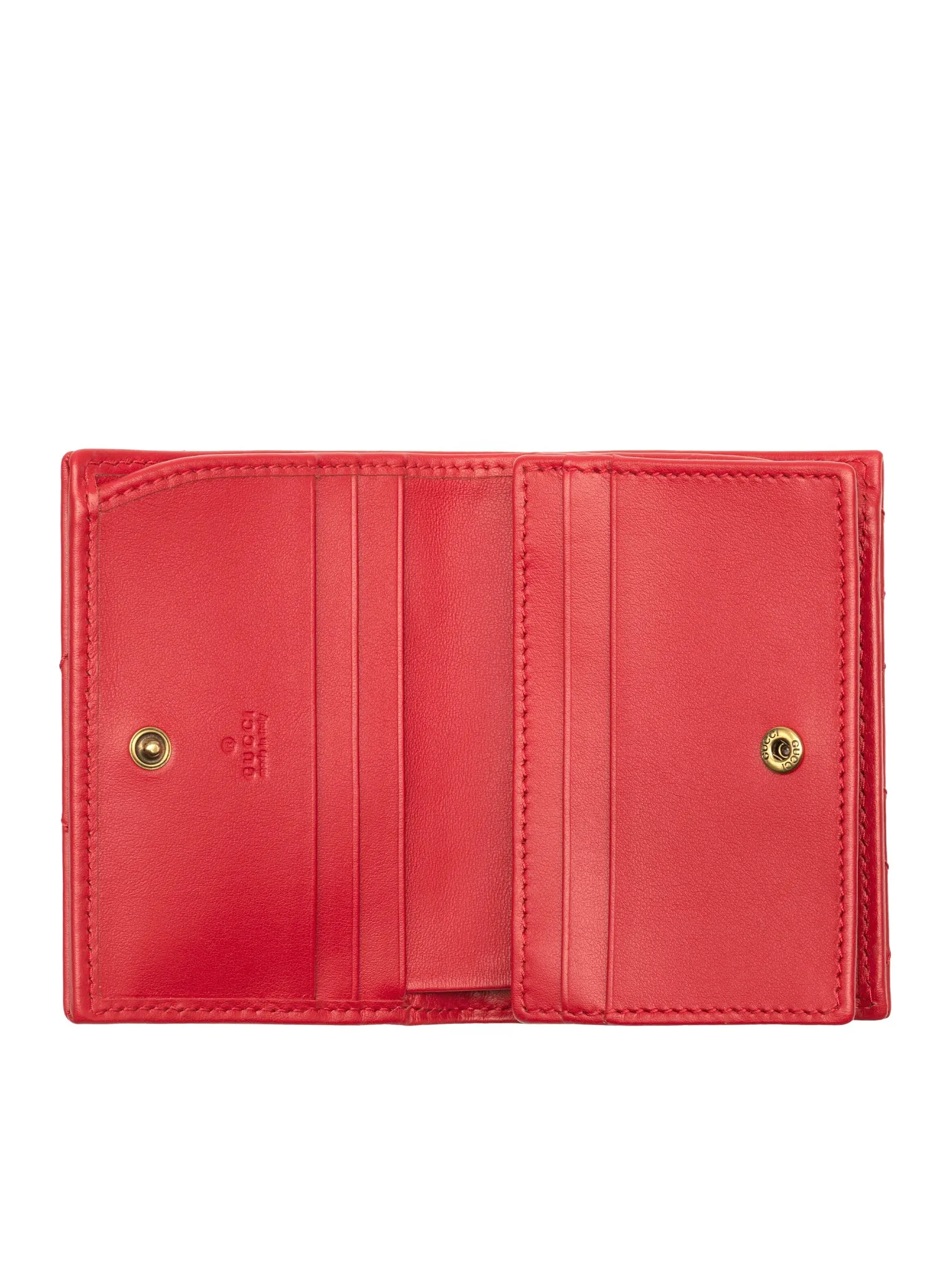 GG MARMONT CARD HOLDER IN MATELASS LEATHER