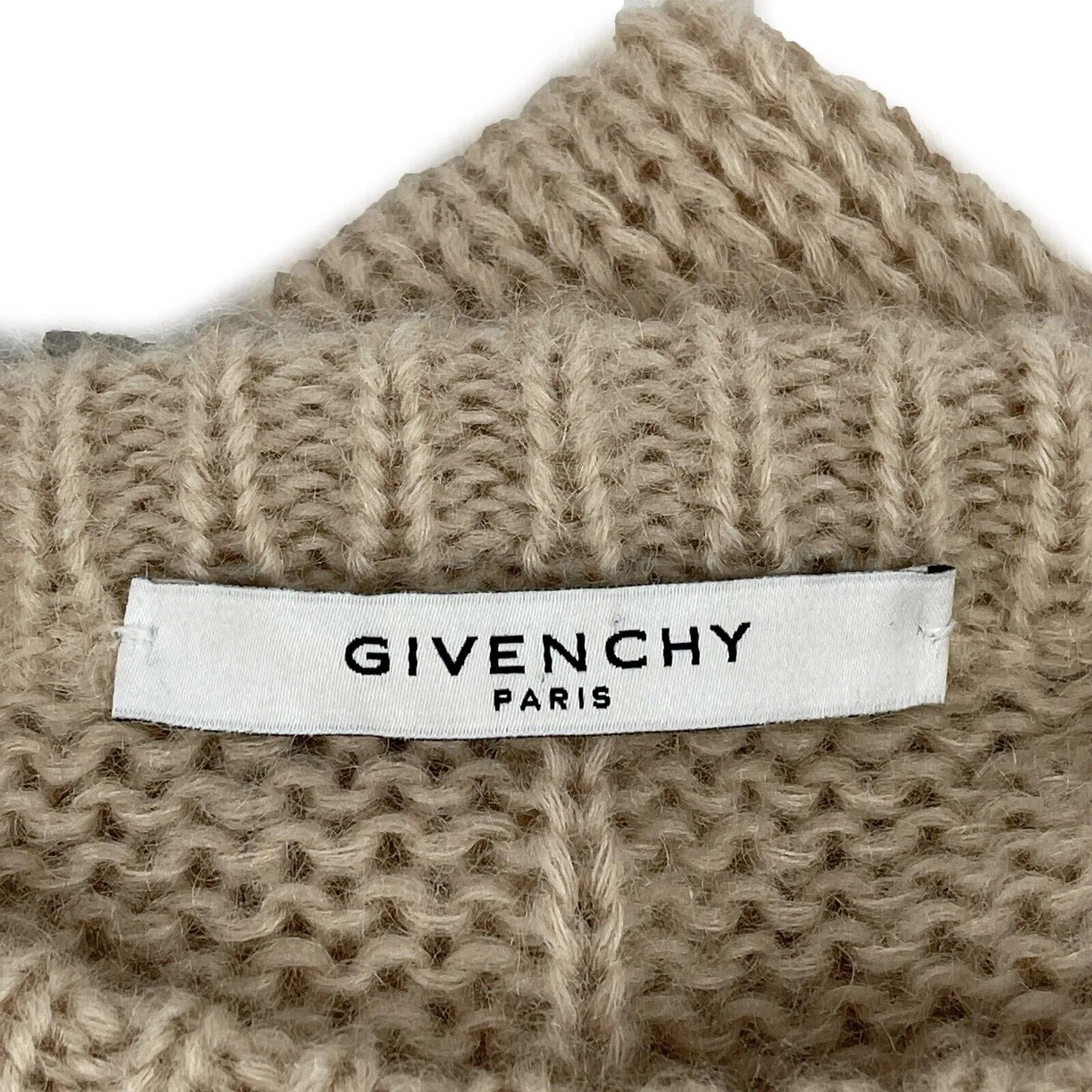 Givenchy - Excellent - Wool Blend Knit Cut-Out Sweater - Pale Pink - XS - Top