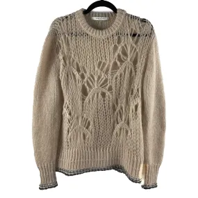 Givenchy - Excellent - Wool Blend Knit Cut-Out Sweater - Pale Pink - XS - Top