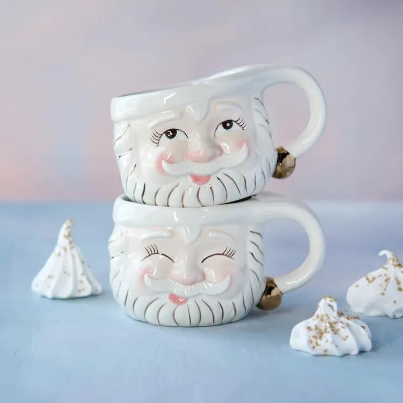 Glitterville Santa Mug - Various Colors