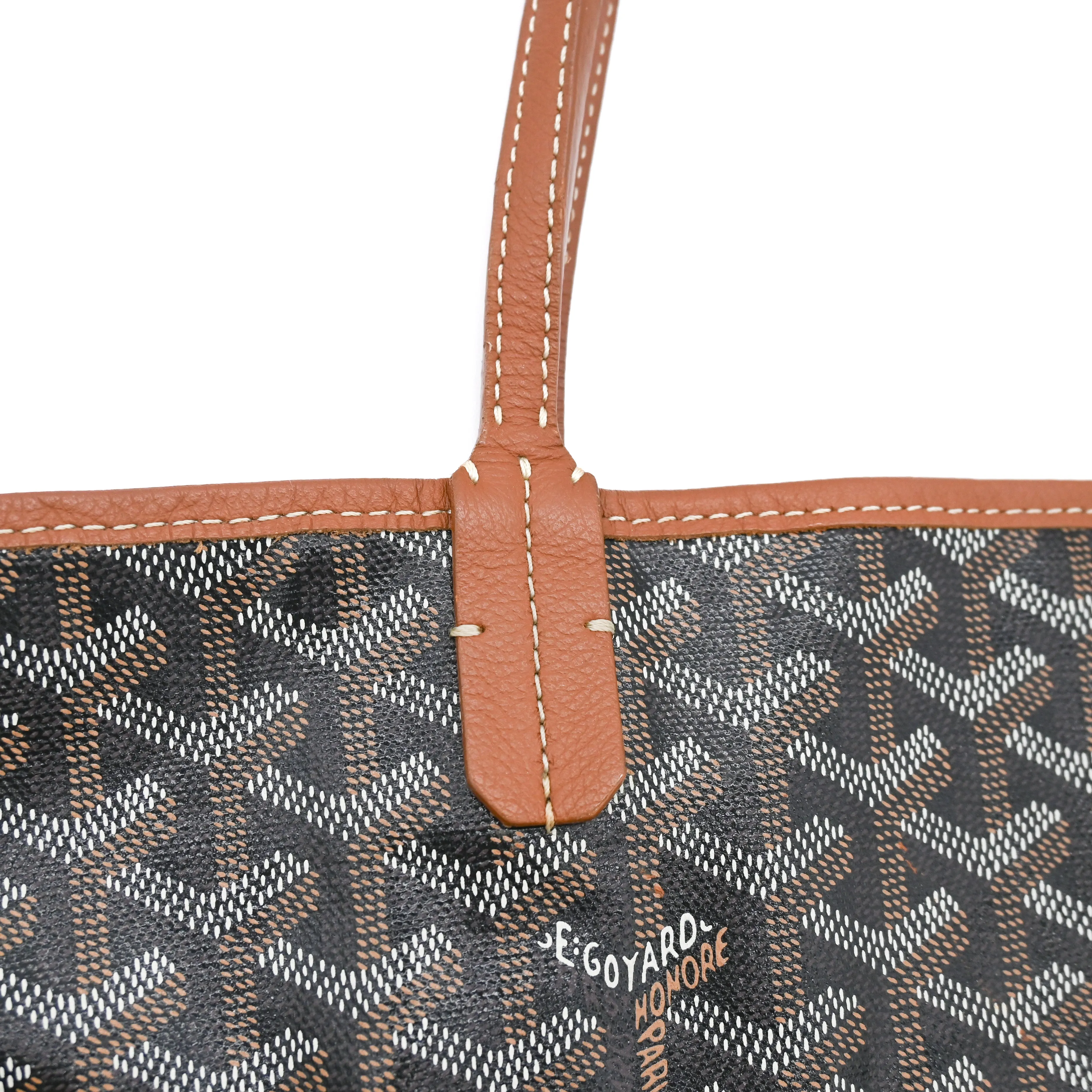 Goyard Saint Louis GM Tote in Black Brown