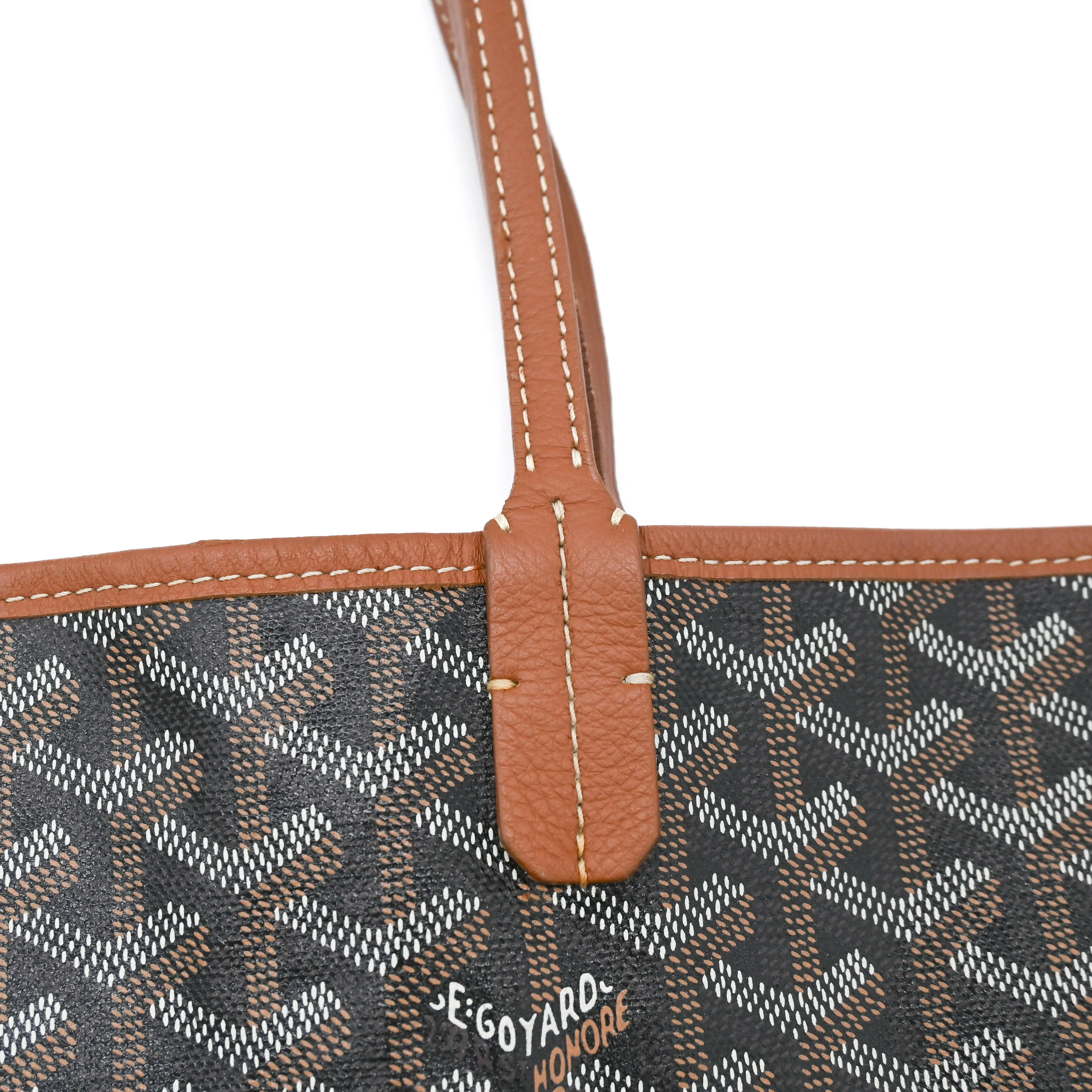 Goyard Saint Louis GM Tote in Black Brown