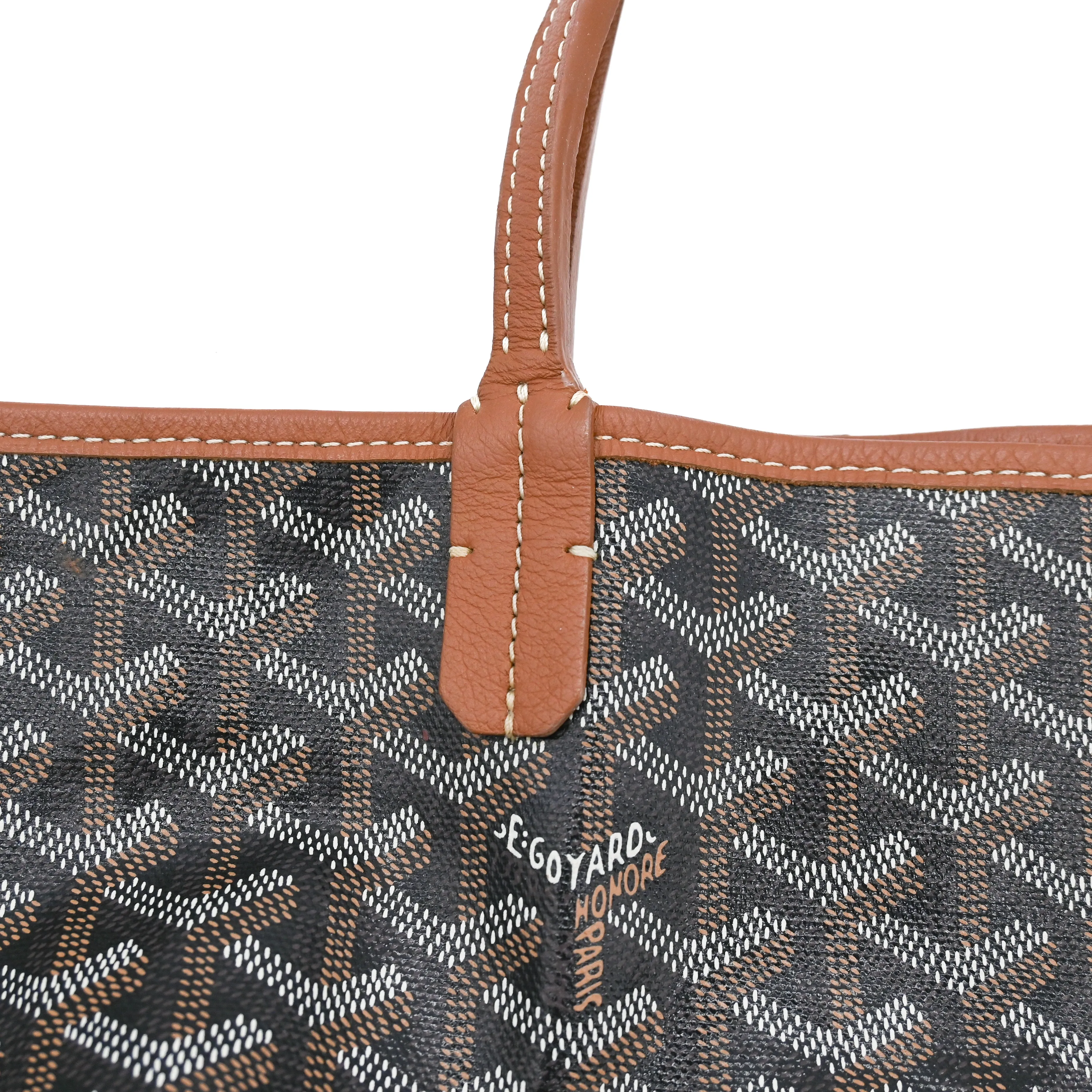 Goyard Saint Louis GM Tote in Black Brown