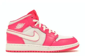 (GS) Air Jordan 1 Mid 'Hyper Pink' (2019) 555112-611