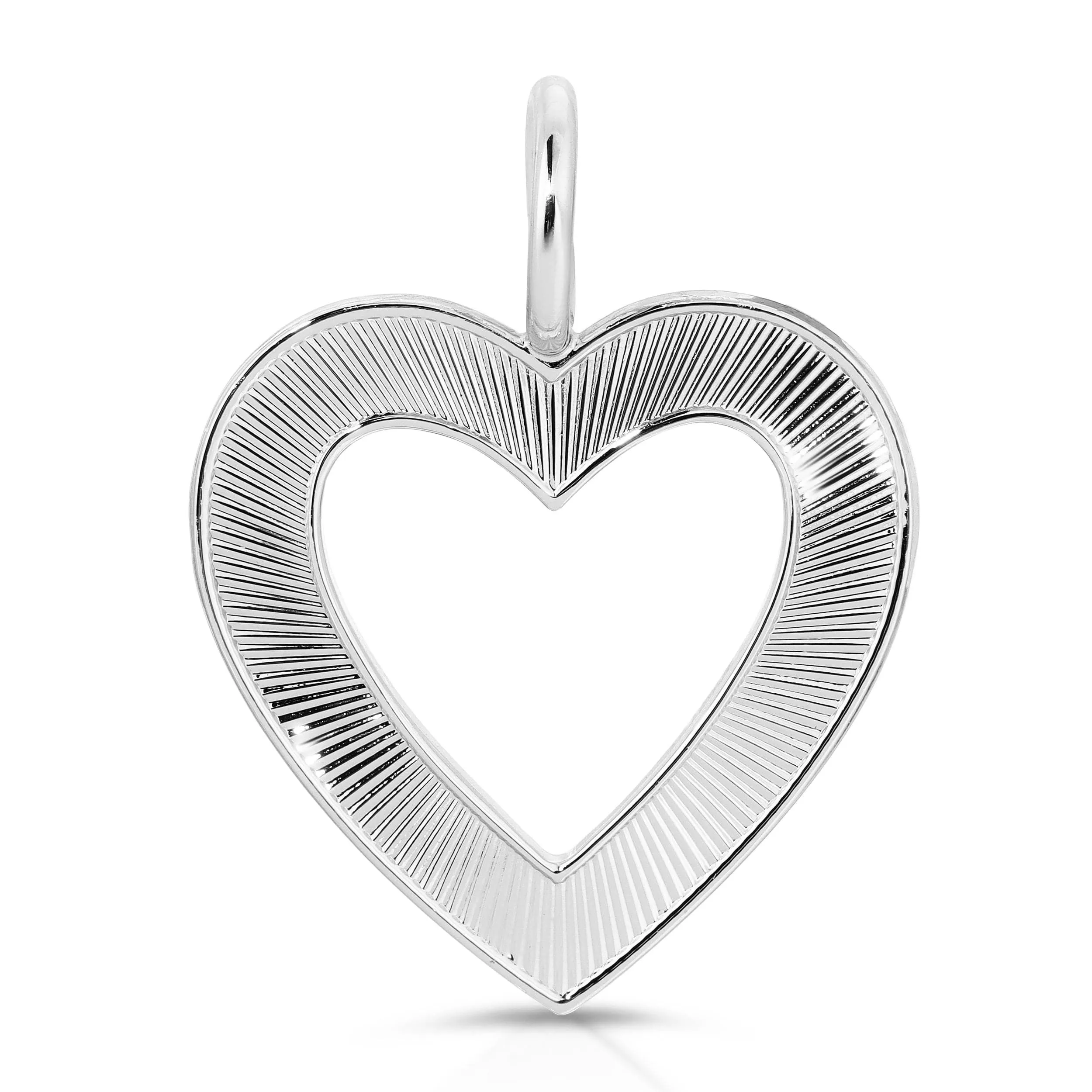 Hannah Open Heart Pendant