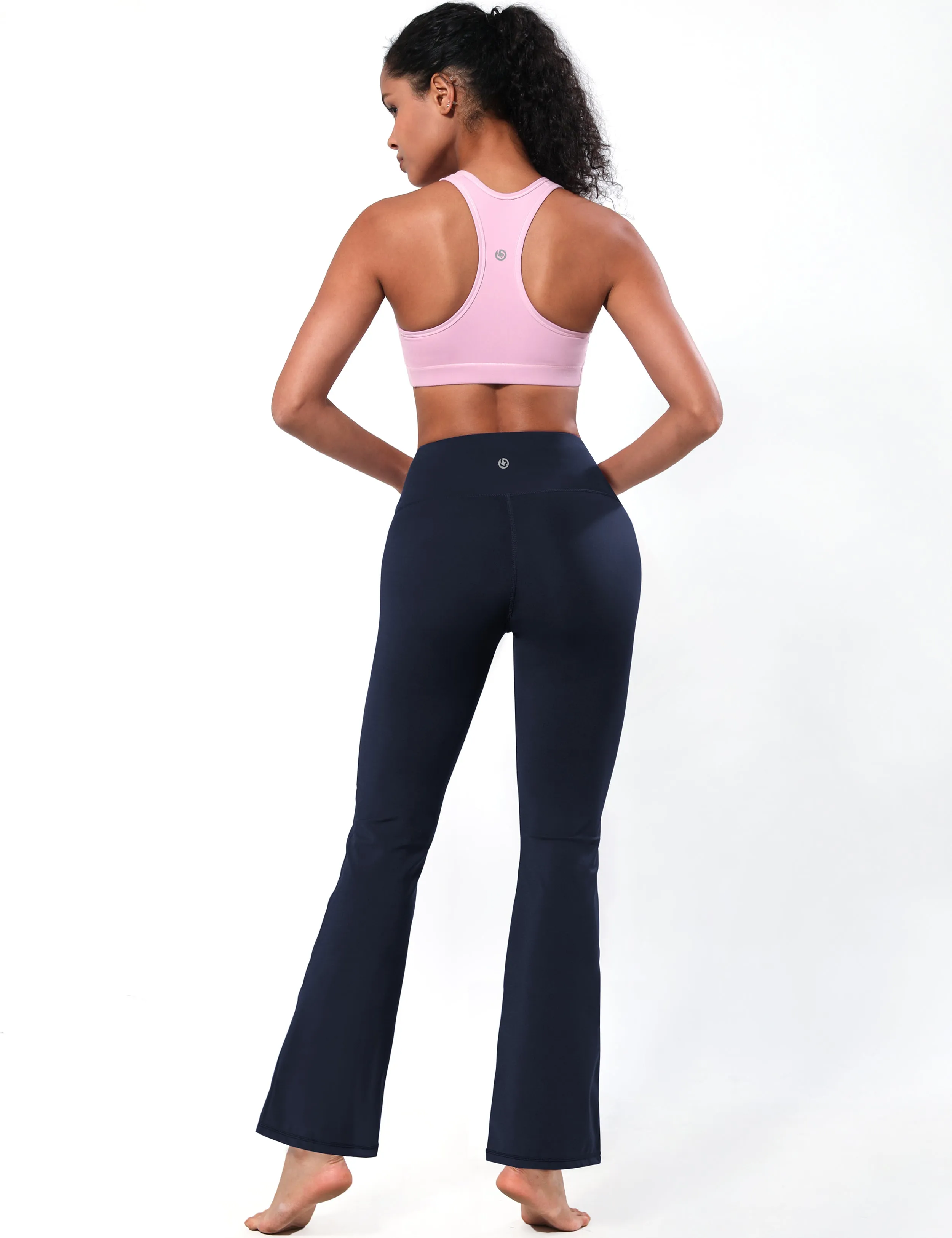 High Waist Bootcut Leggings navyblue