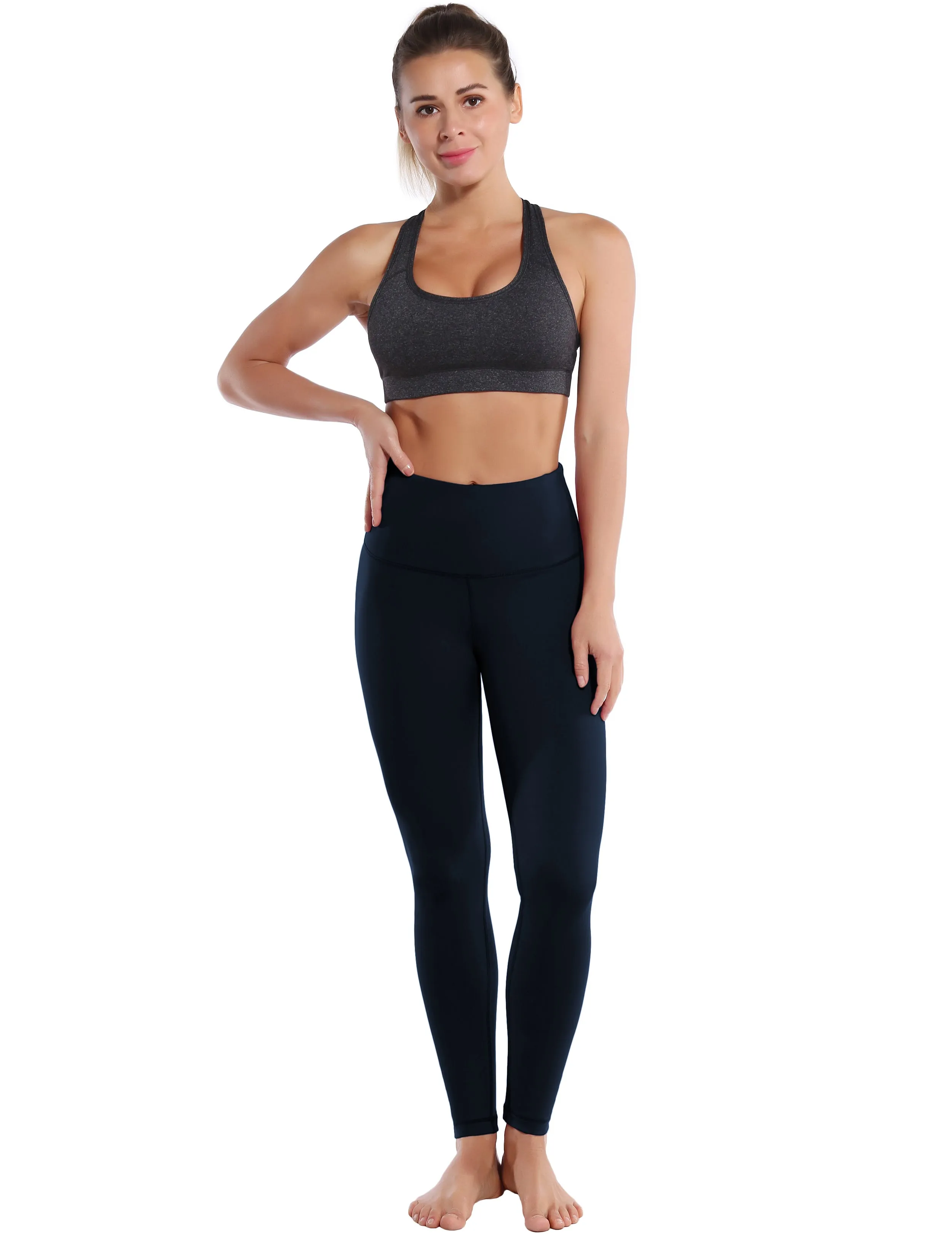 High Waist Yoga Pants darknavy