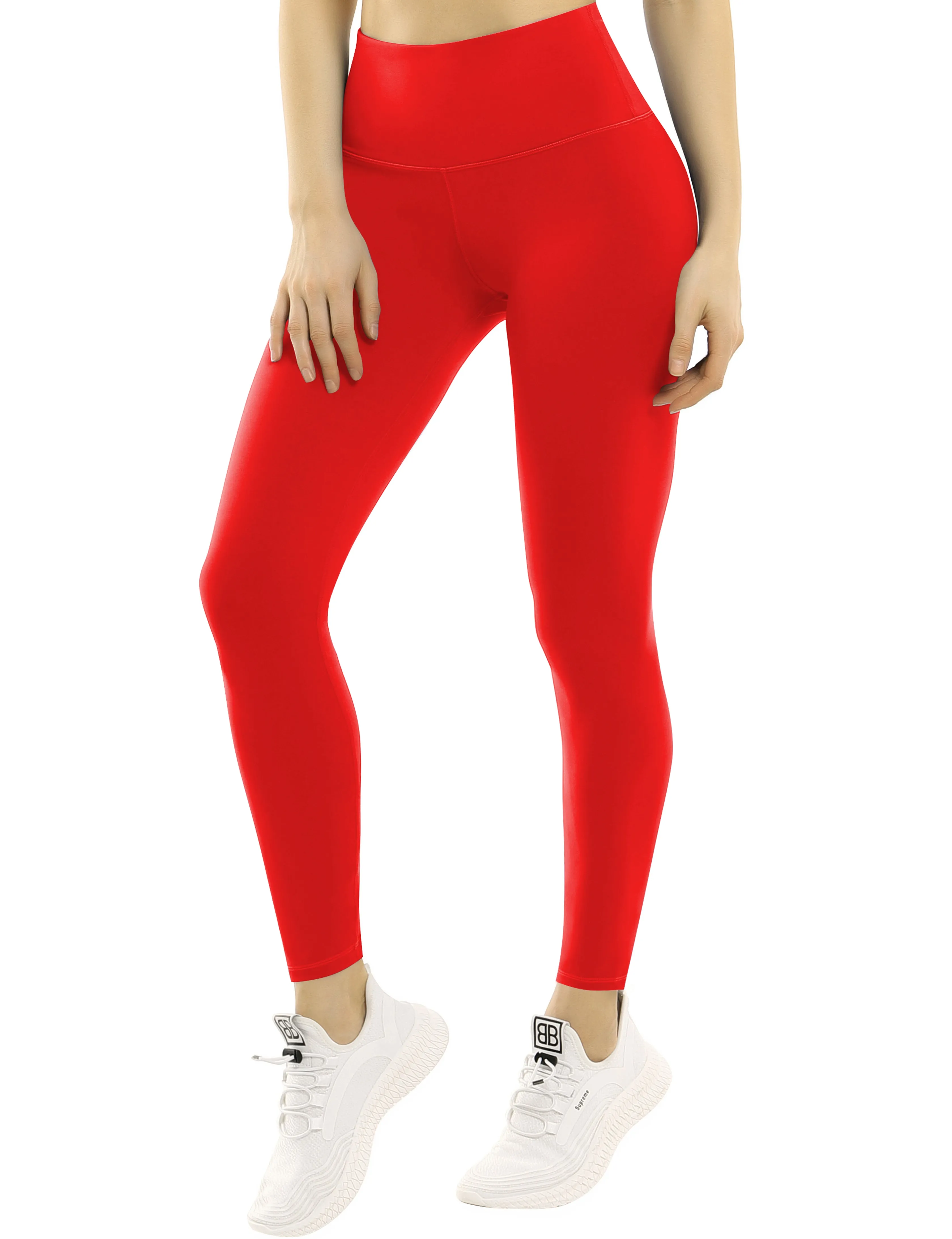 High Waist Yoga Pants scarlet