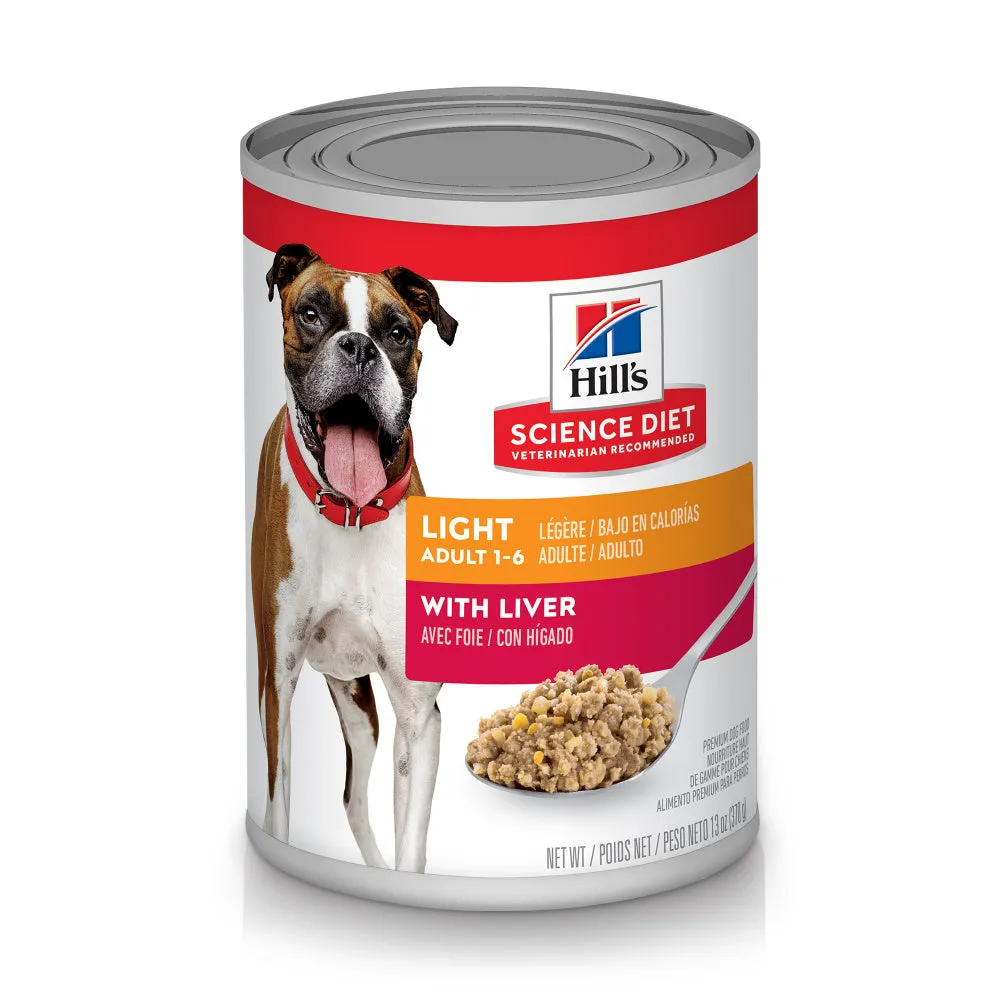 Hill's Science Diet Adult Light Liver Recipe Canned Dog Food