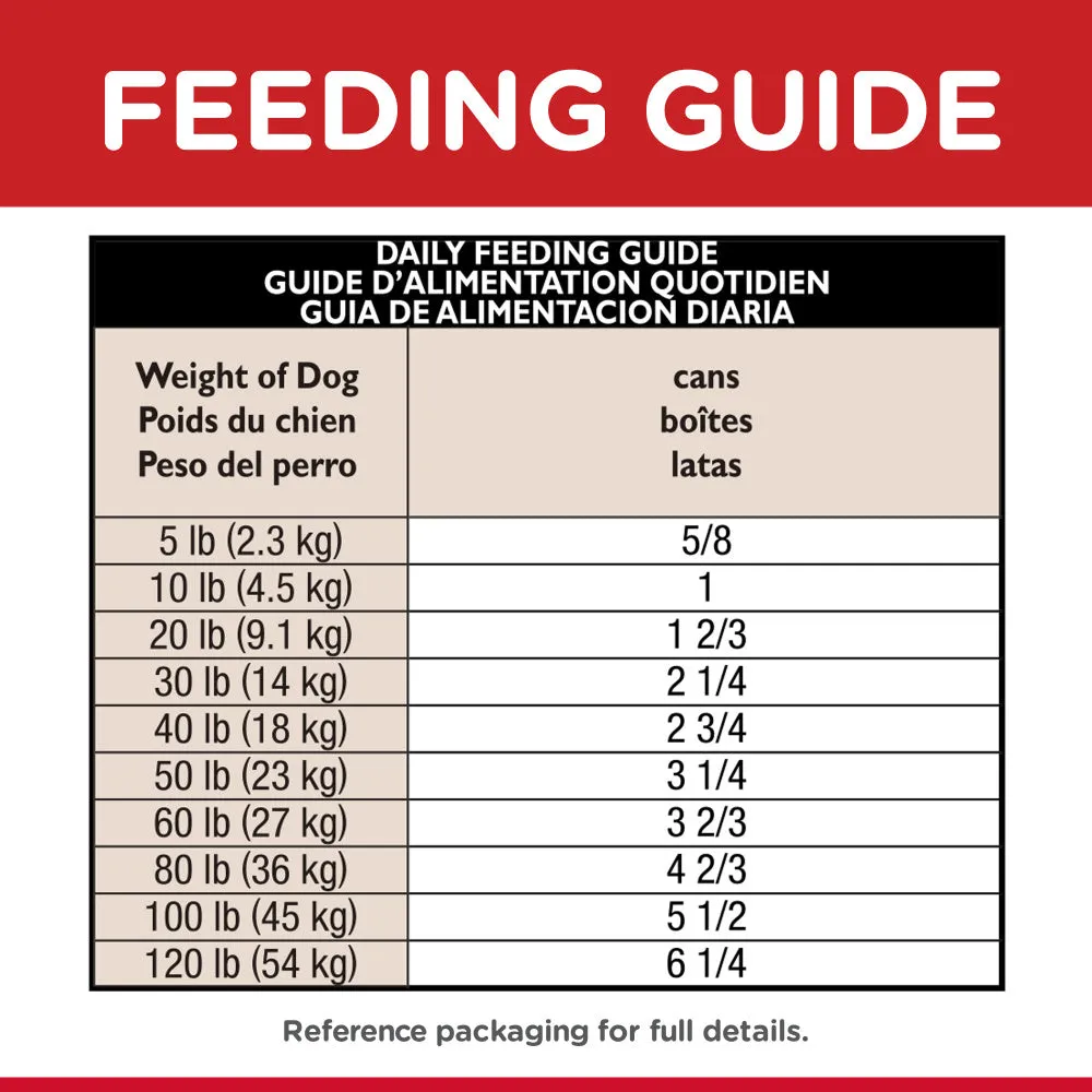 Hill's Science Diet Adult Sensitive Stomach & Skin Chicken & Vegetable Recipe Canned Dog Food