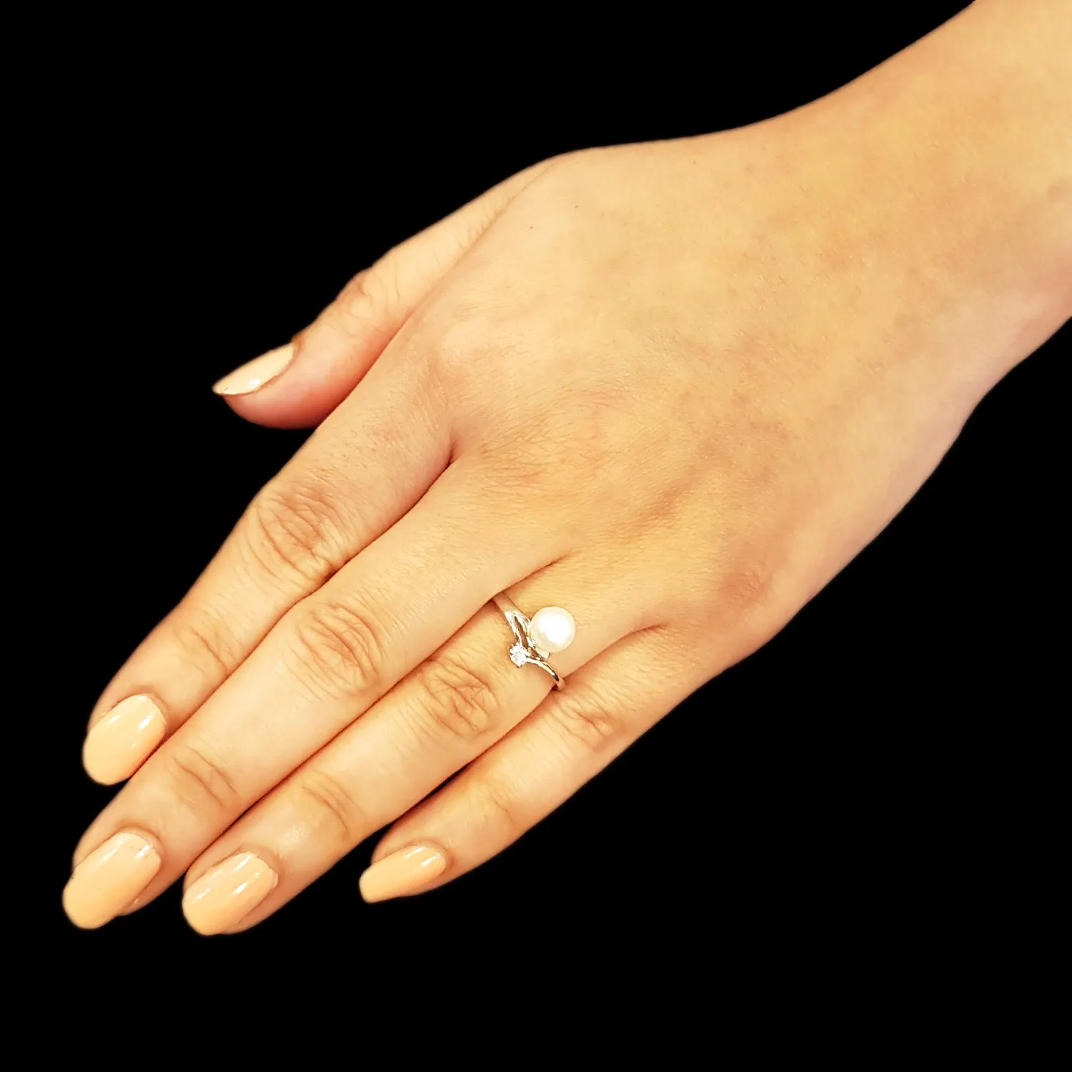 Imeora Real Pearl Adjustable Ring